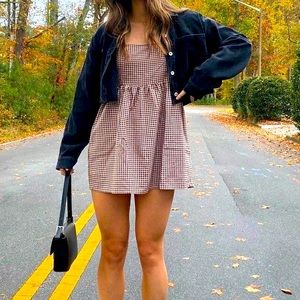 Cropped Black Jean Jacket